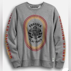 Harley-Davidson Gray Forever Flat Track Sweater M